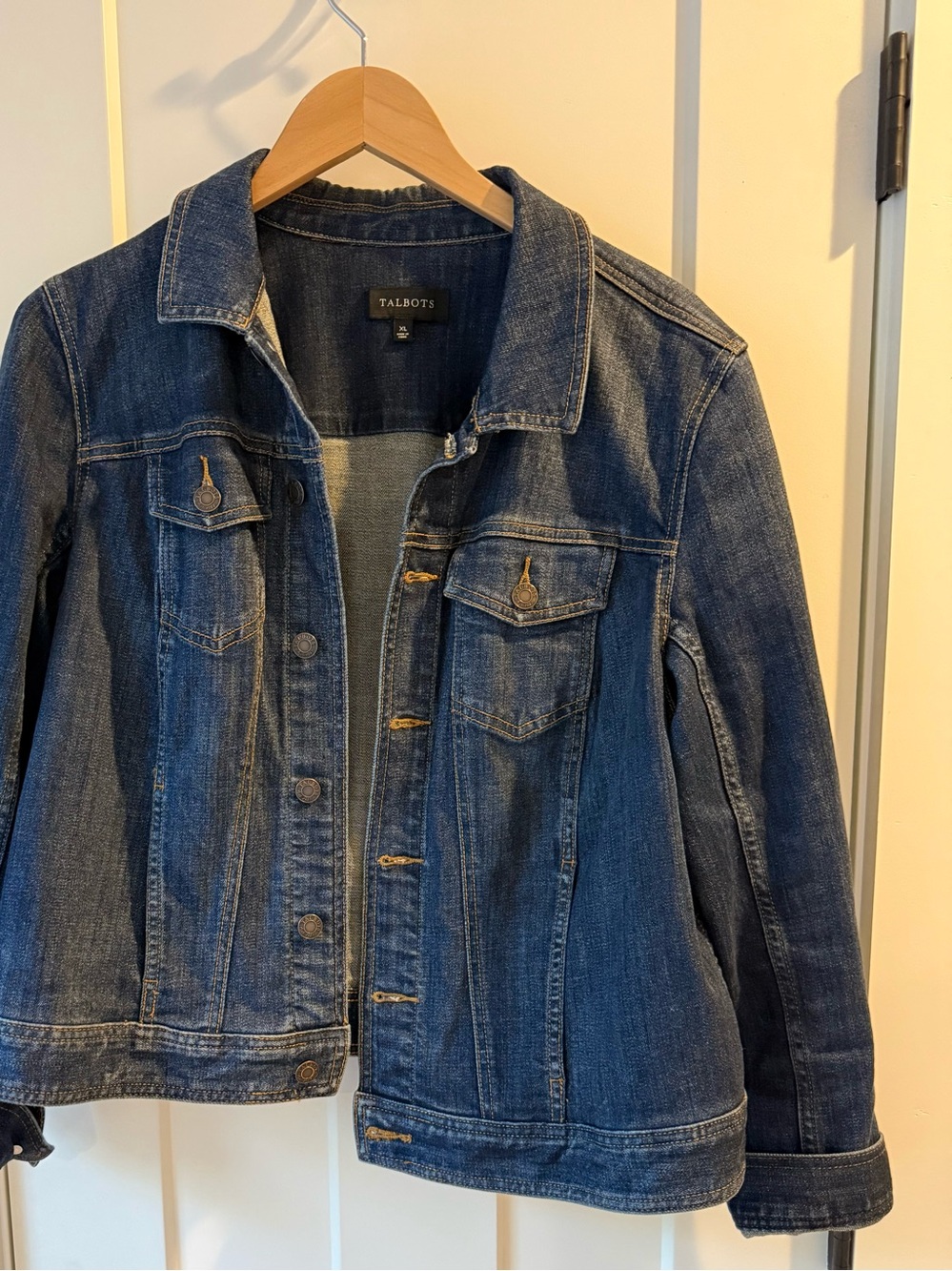 Talbots Classic Blue Denim Trucker Jacket